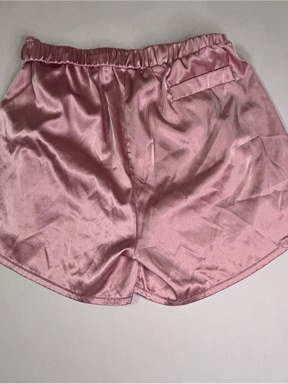 Satin Blush Pink Short Pajama Set - Women Intimates & Sleepwear Sz M